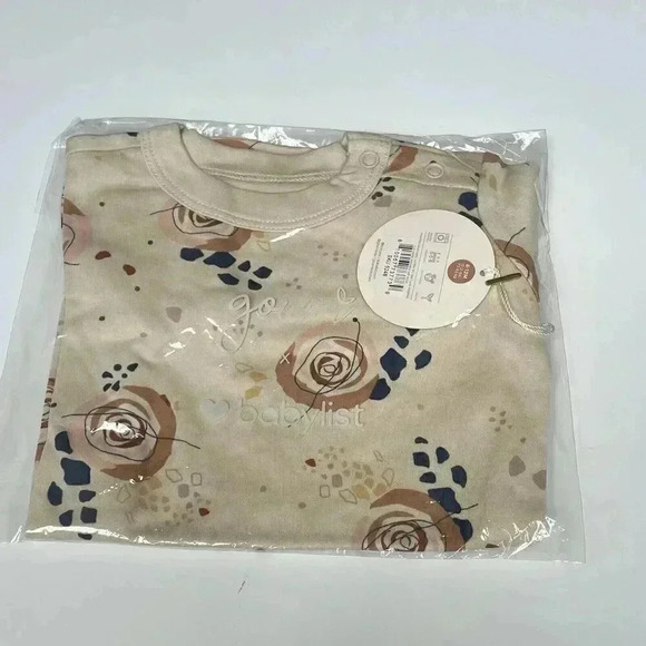 NWT Goumi Kids x Babylist Long Sleeve Floral Bodysuit Morocco Baby Girls 6-12m - Picture 8 of 8